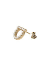 Gancini Pearl Earrings Gold - SALVATORE FERRAGAMO - BALAAN 6