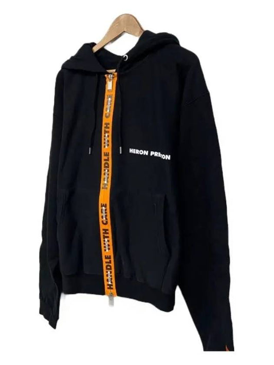 BE001F187090121019 Hood Zipup Black - HERON PRESTON - BALAAN 2