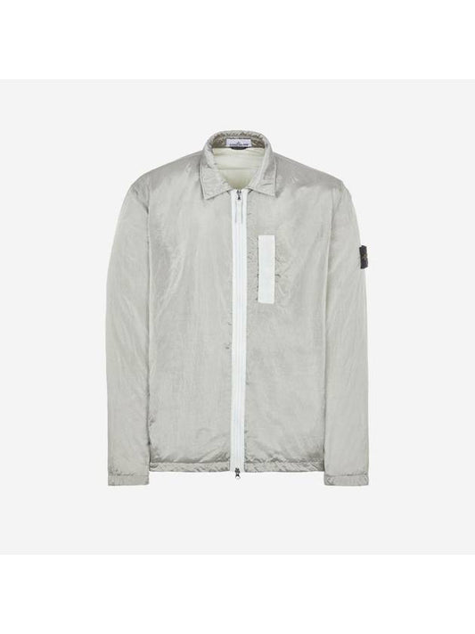 Nylon Metal Econyl Regenerated Nylon Primaloft Jacket Light Grey - STONE ISLAND - BALAAN 1