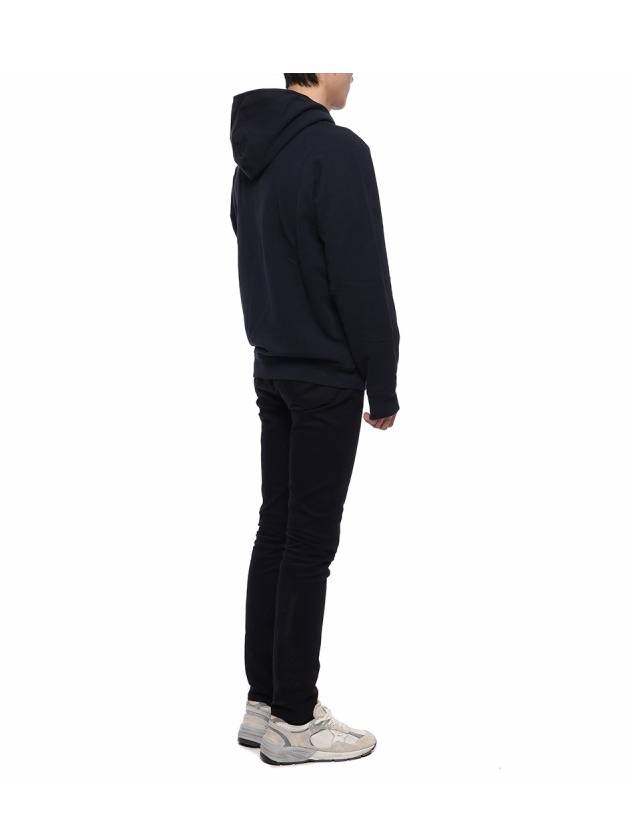 Compass Logo Patch Hoodie Navy - STONE ISLAND - BALAAN 7