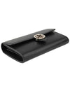 GG Interlocking Long Wallet Black - GUCCI - BALAAN 3