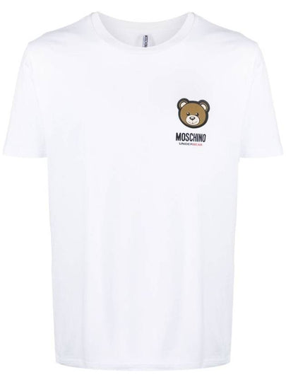 24SS short sleeve t-shirt A078844100001 bianco - MOSCHINO - BALAAN 2