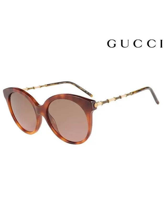 Eyewear Round Sunglasses Brown - GUCCI - BALAAN 3