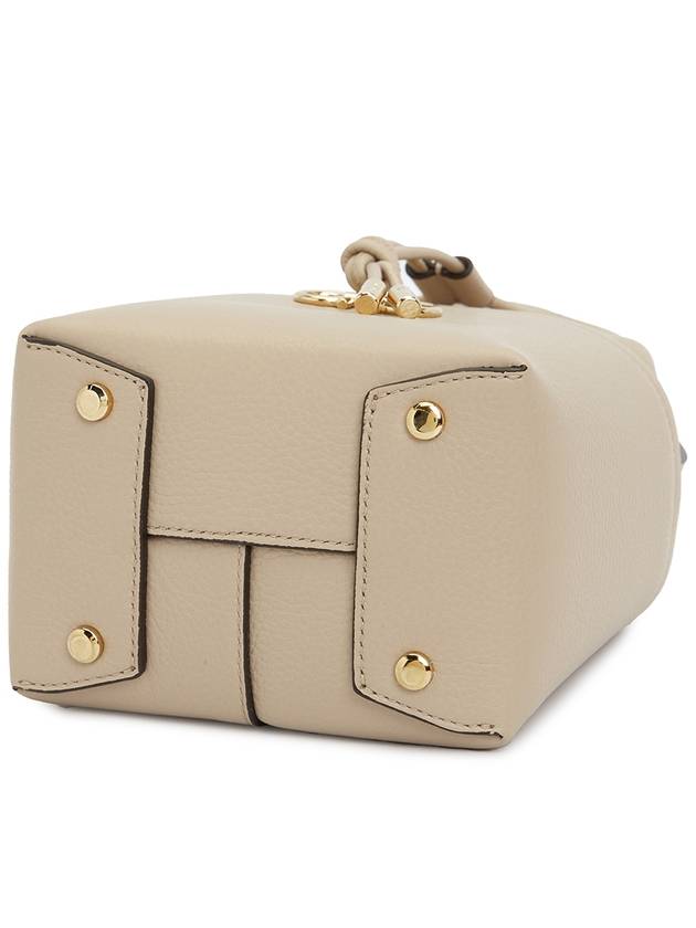 Gancini Mini Bucket Bag Beige - SALVATORE FERRAGAMO - BALAAN 6