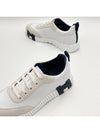 Bouncing Sneakers Calfskin Suede Goatskin Blanc - HERMES - BALAAN 9