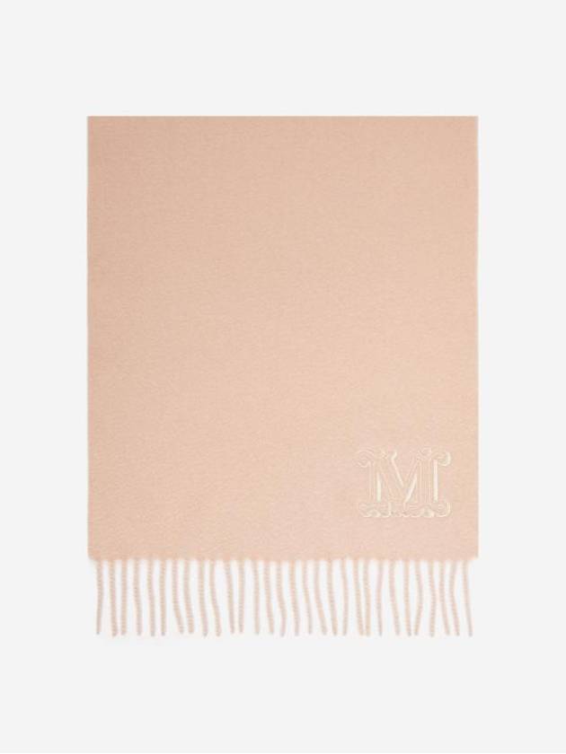 West Dahlia embroidery cashmere stole pink - MAX MARA - BALAAN 1