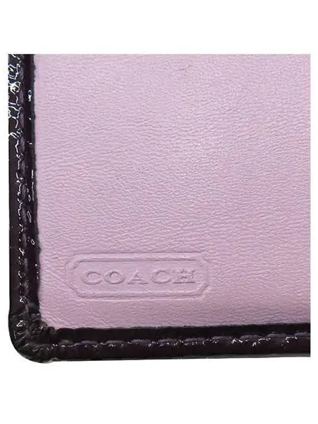 Signature jacquard belted bi fold wallet - COACH - BALAAN 4