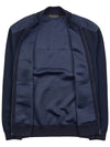 Horizon Silk Virgin Wool Bomber Jacket Navy - LORO PIANA - BALAAN 9