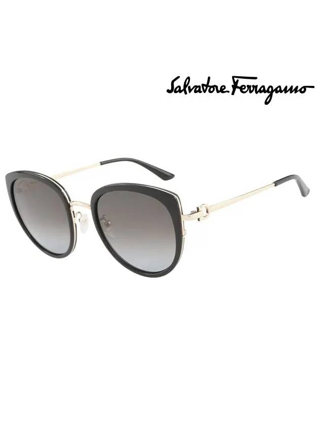 Ferragamo Sunglasses SF953SK 017 Round Women s - SALVATORE FERRAGAMO - BALAAN 1