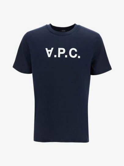 Standard Grand VPC Short Sleeve T-Shirt Navy - A.P.C. - BALAAN 2