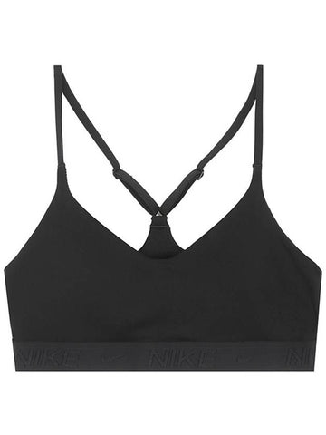 Indie Light Support Padded Adjustable Bra Black - NIKE - BALAAN 1