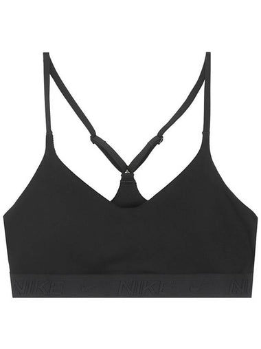 Indy Light Support Padded Adjustable Bra Black - NIKE - BALAAN 1