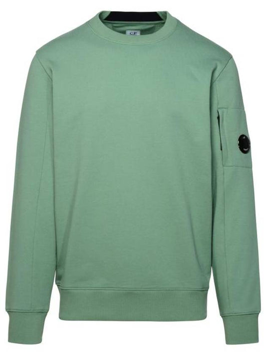 Diagonal Raised Fleece Sweatshirt Green - CP COMPANY - BALAAN 1