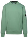 Diagonal Raised Fleece Sweatshirt Green - CP COMPANY - BALAAN 1