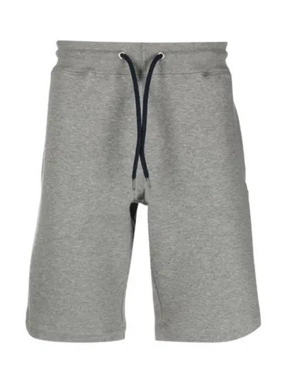 Zebra Logo Cotton Sweat Shorts Grey - PAUL SMITH - BALAAN 2