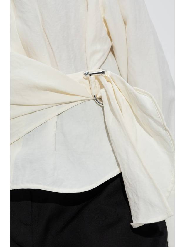 JW Anderson Shirt With Appliqué, Women's, Cream - JW ANDERSON - BALAAN 5