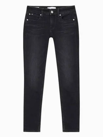 JEANS Women s Washed Black Body Fit 5 Pocket Ankle Denim J219166 1BY - CALVIN KLEIN - BALAAN 2