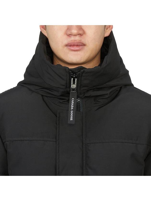 Macmillan Iconic Label Parka Black - CANADA GOOSE - BALAAN 8