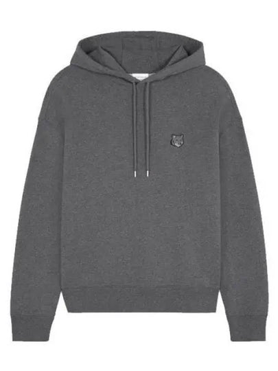 Bold Fox Head Patch Oversize Hoodie Grey - MAISON KITSUNE - BALAAN 2