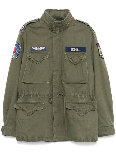 Patch Detail Jacket Green - POLO RALPH LAUREN - BALAAN 1