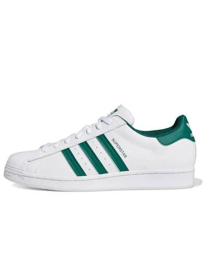 Originals Superstar Low Top Sneakers Green White - ADIDAS - BALAAN 2