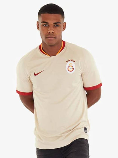 Galatasaray Stadium Away Short Sleeve T-Shirt Beige - NIKE - BALAAN 2