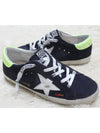 Size 190 205 Kids Dark Navy Neon Yellow Superstar Low - GOLDEN GOOSE - BALAAN 3