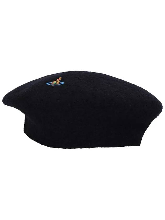 Vivienne Westwood Wool Beret Women s Black - VIVIENNE WESTWOOD - BALAAN 3