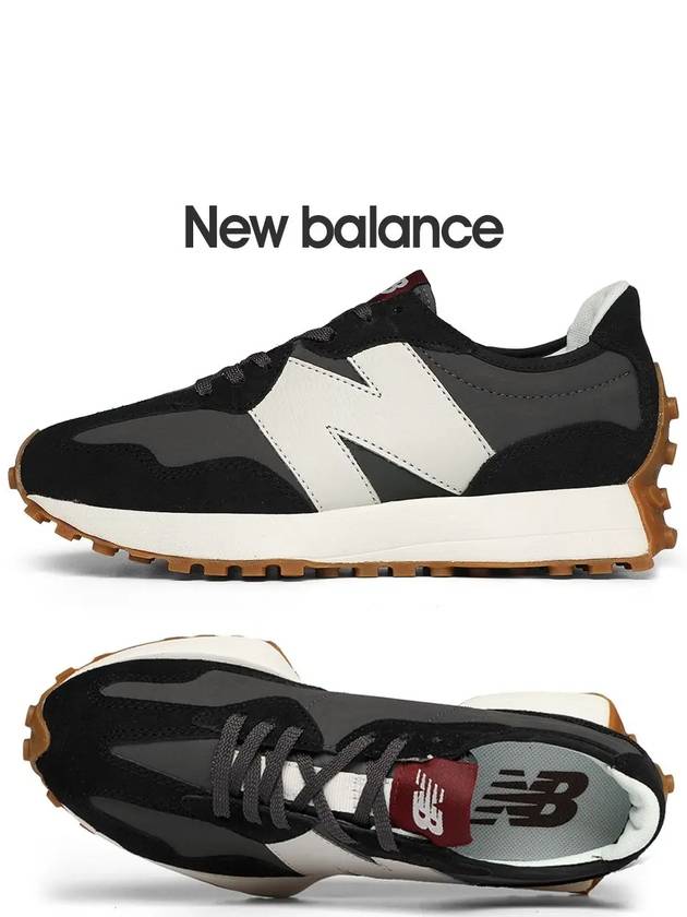 327 Low Top Sneakers Moonbeam Black - NEW BALANCE - BALAAN 2