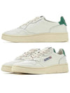 Medalist Green Tab Leather Low Top Sneakers White - AUTRY - BALAAN 2