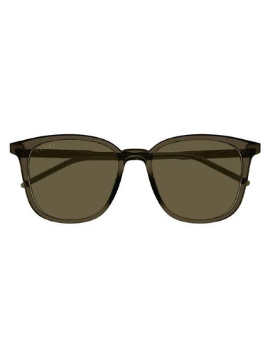 Eyewear Square Frame Sunglasses Brown - GUCCI - BALAAN 1