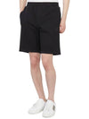 Men's Logo Printing Bermuda Shorts Black - GOLDEN GOOSE - BALAAN 8