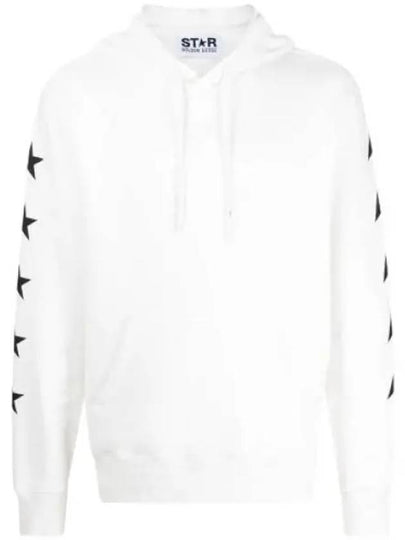 Side Back Star Patch Hoodie White - GOLDEN GOOSE - BALAAN 2