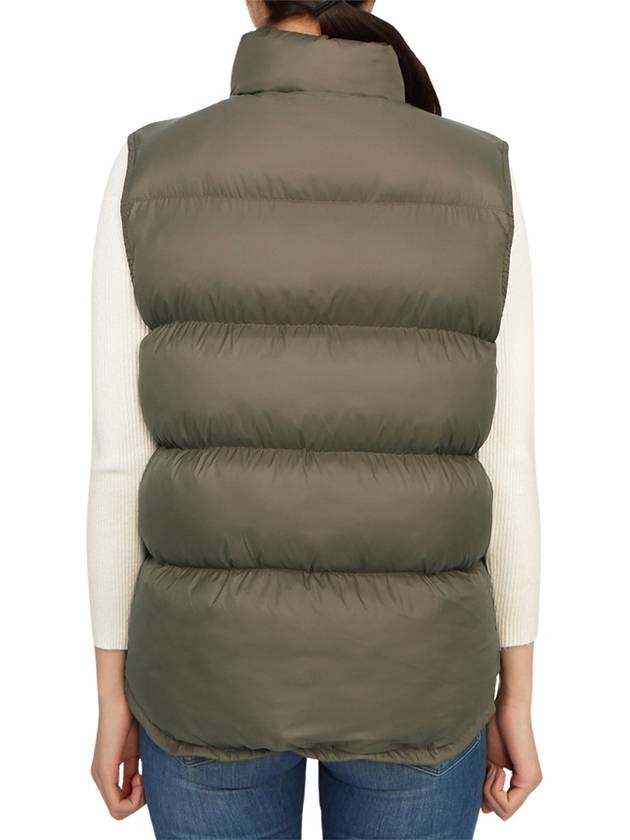 Triomphe Patch Quilt Nylon Vest Kaki - CELINE - BALAAN 5