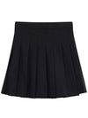 Women's Adina Golf Pleated Skirt Black - J.LINDEBERG - BALAAN 2