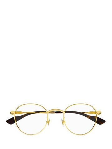 Eyewear Round Metal Eyeglasses Gold - GUCCI - BALAAN 1