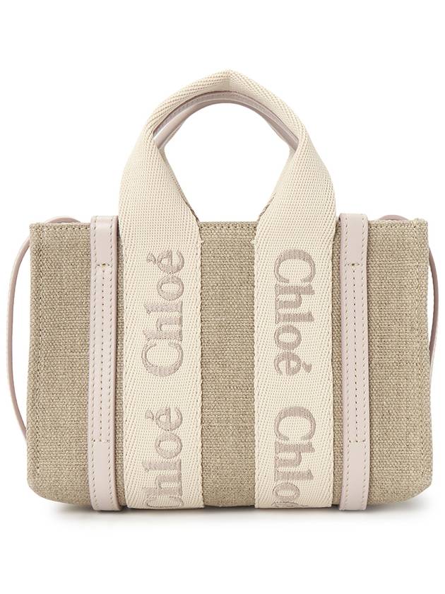 Woody Mini Tote Bag Beige - CHLOE - BALAAN 4