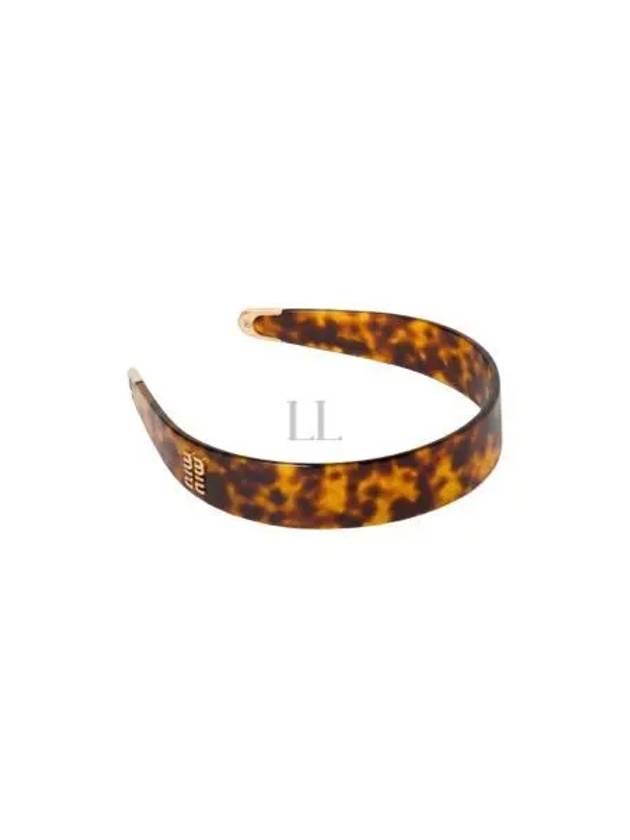 Plexiglas Hairband Brown - MIU MIU - BALAAN 2