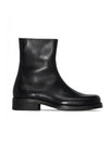 Camion Black Leather Zipper Ankle Boots - OUR LEGACY - BALAAN 2