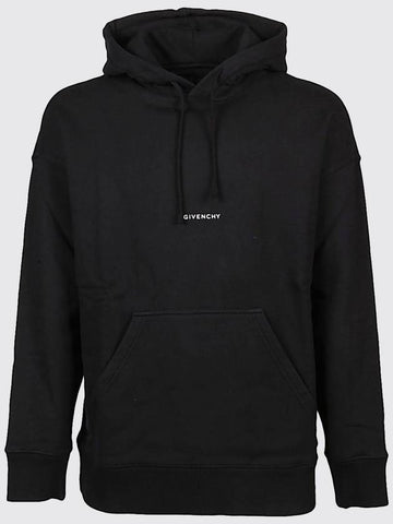 Givenchy sweatshirt in cotton jersey with logo and hood - GIVENCHY - BALAAN 1