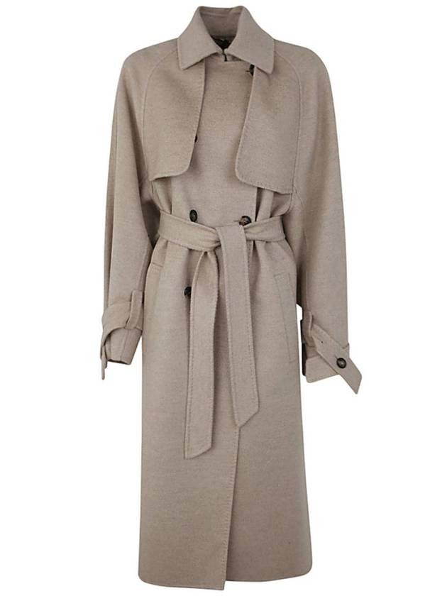 Women's Falcone Trench Coat Beige - MAX MARA - BALAAN 2