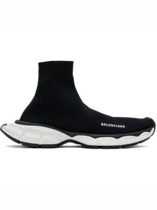 3XL Sock Recycled Knit Low Top Sneakers Black - BALENCIAGA - BALAAN 2