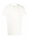 Reverse Logo Jersey Short Sleeve T-Shirt Ivory - MAISON MARGIELA - BALAAN 2