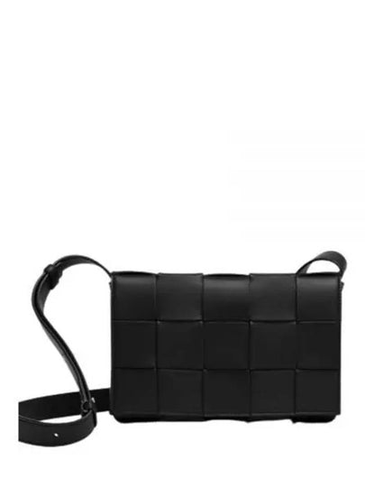 Intrecciato Cassette Cross Bag Black - BOTTEGA VENETA - BALAAN 2