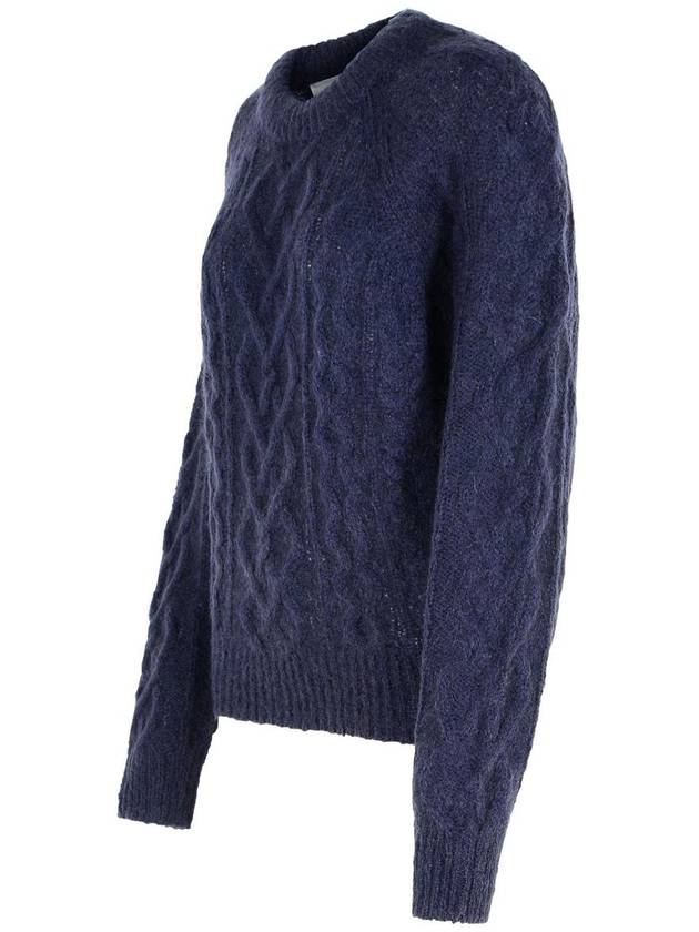 Isabel Marant Étoile 'Elka' Navy Mohair Blend Sweater - ISABEL MARANT ETOILE - BALAAN 2