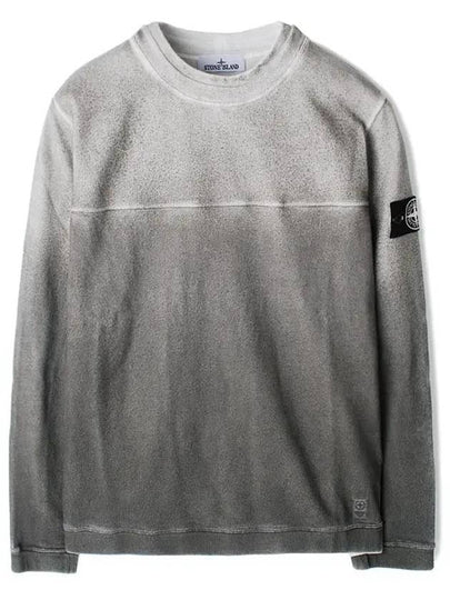 Recycle Organic Cotton Sweatshirt Grey - STONE ISLAND - BALAAN 2