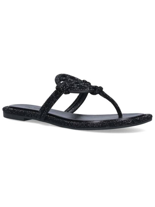 Miller fave knotted flip flops black - TORY BURCH - BALAAN 3