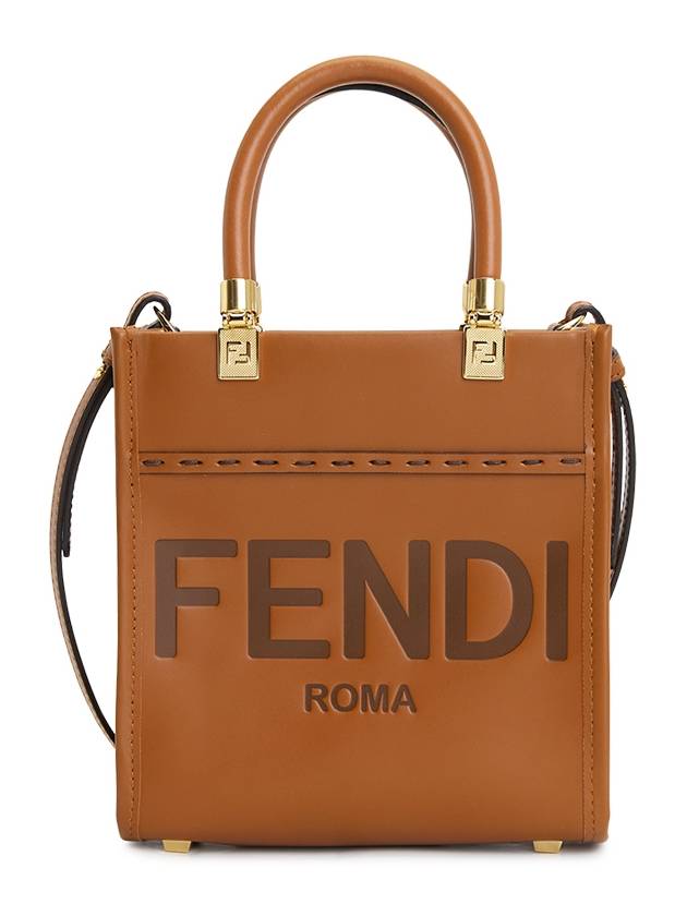 Soft Leather Mini Bag Brown - FENDI - BALAAN 2