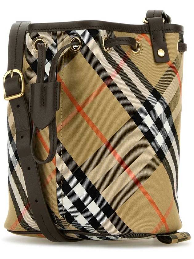 Check Bucket Bag Beige - BURBERRY - BALAAN 3