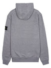 Signature Logo Patch Hoodie Grey - STONE ISLAND - BALAAN 3